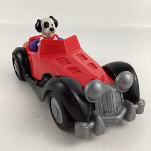 Fisher Price Little People Disney 101 Dalmatyńczyków Cruella De Vil Dźwięki Samochodu Szczeniak