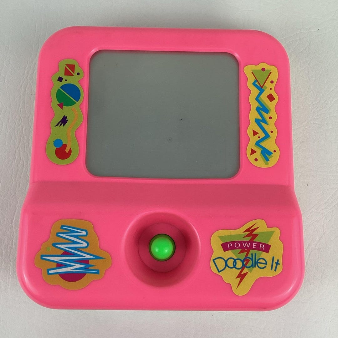 Power Doodle It Make Wild Line Drawings Motorized Joystick Galoob ...