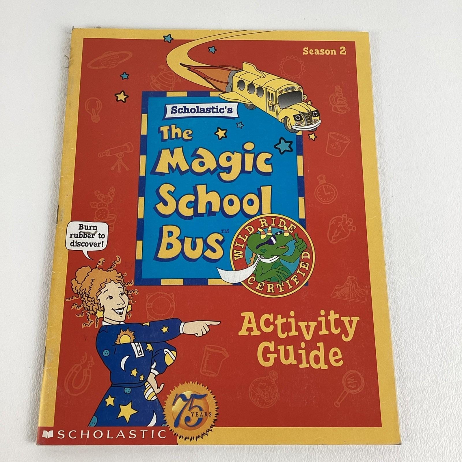 Scholastic Magic School Bus Activity Guide Book Season 2 Vintage 