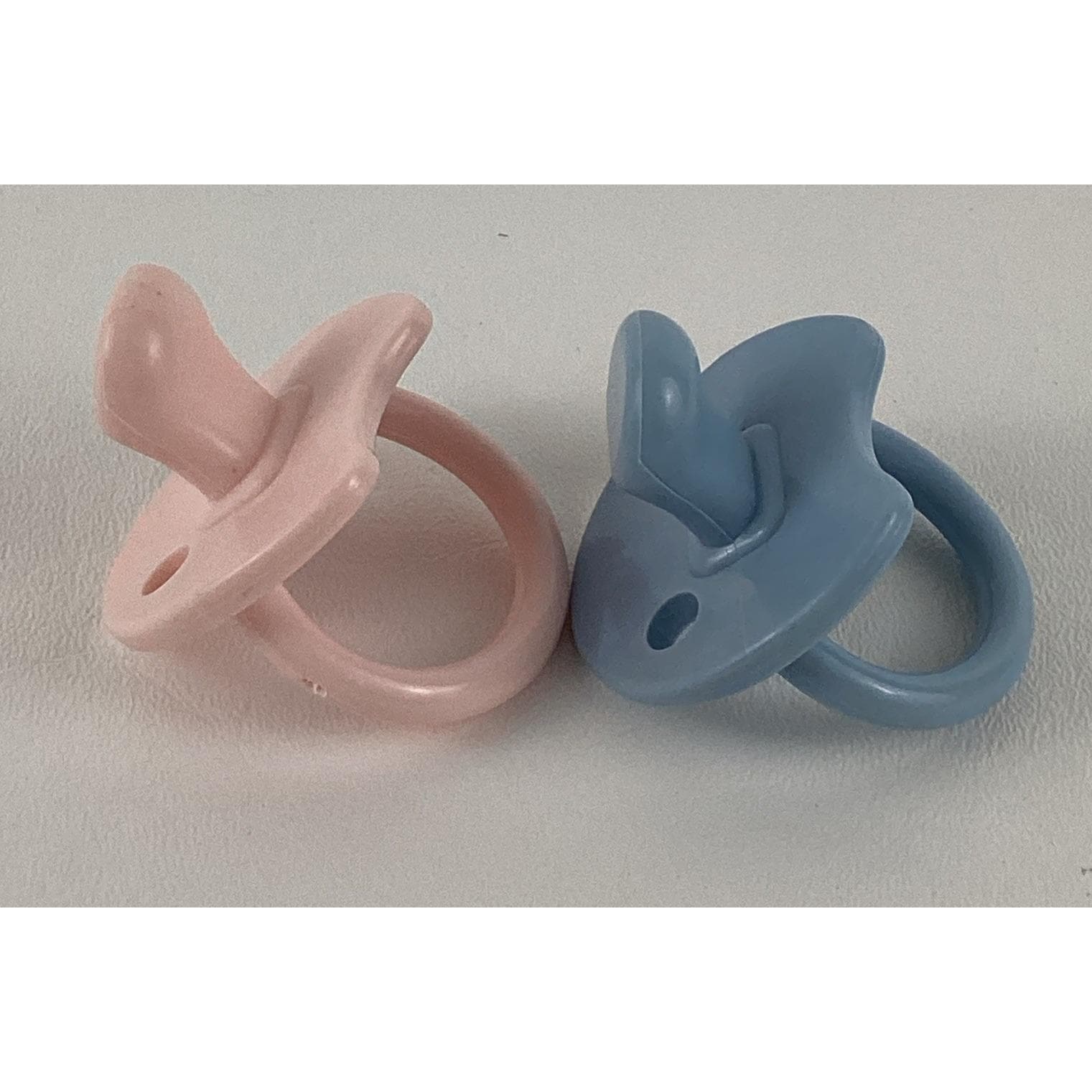 Vintage Pacifier Pink Blue Lot of 2 Pacifiers Baby Shower Decor ...