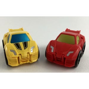 Playskool Transformers Resue Bots Optimus Prime Bumblebee Mini 2.5&quot; Figures Cars