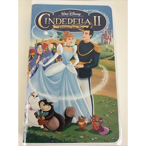 Walt Disney Pictures Cinderella Ii Dreams Come True Vhs Tape Etsy