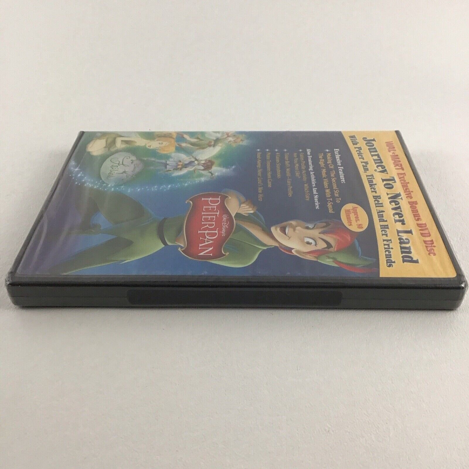 Disney Peter Pan Journey to Never Land DVD Tinker Bell Walmart