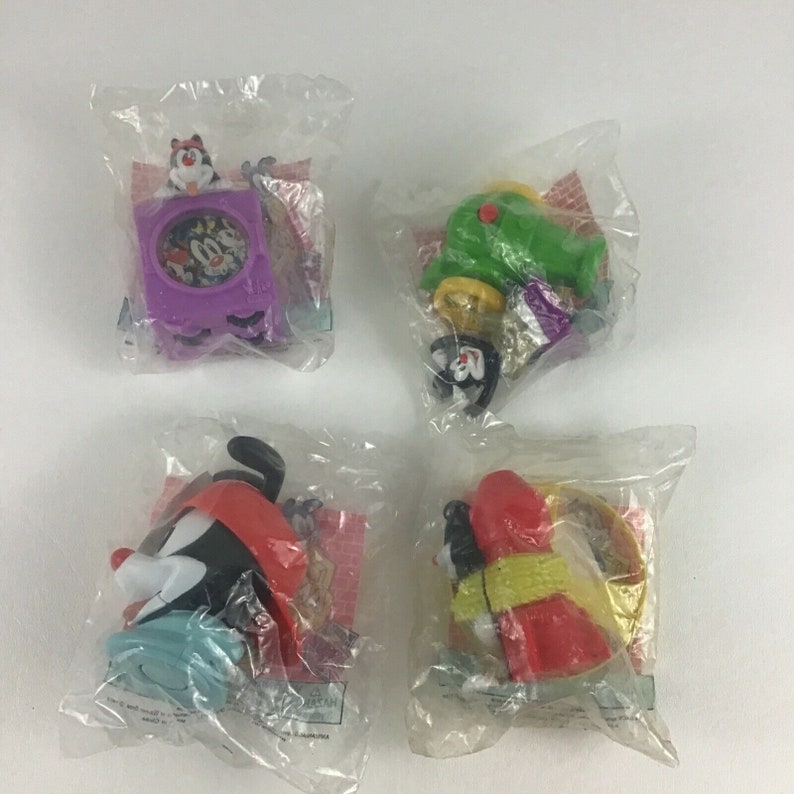 Animaniacs Warner Bros Wendy's 4pc Lot Wakko Yakko Toys | Etsy