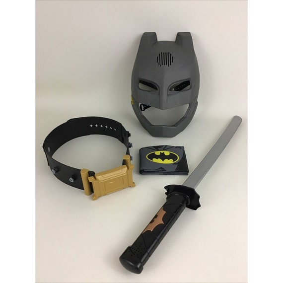 Batman V Superman Talking Mask Sword and Utility Belt Wallet - Etsy