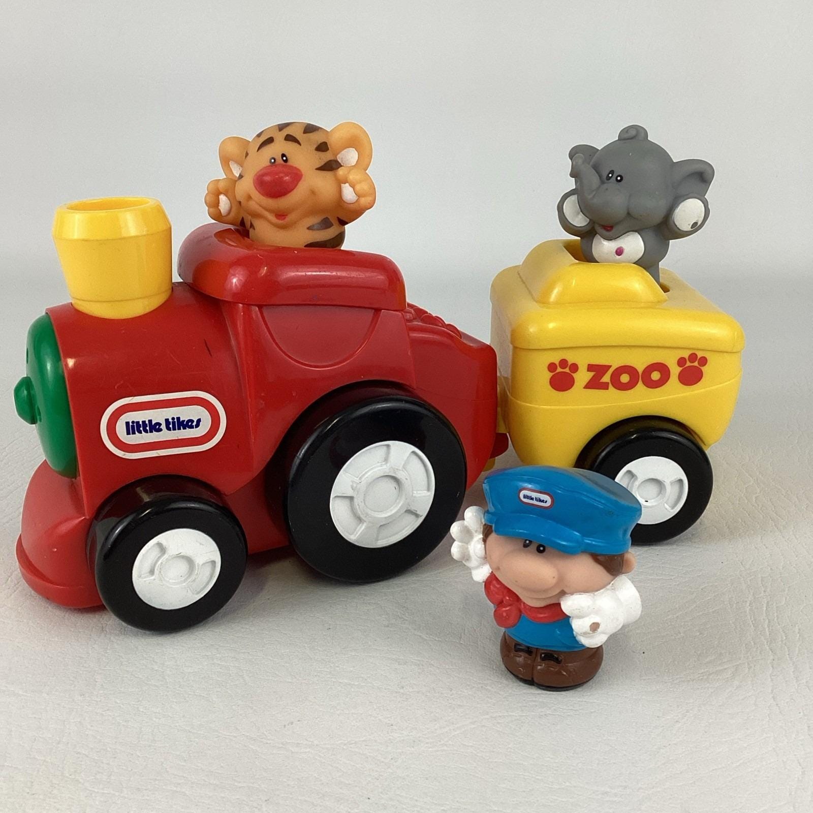 Little Tikes Zoo Train Animal Sound Effects Figures Conductor
