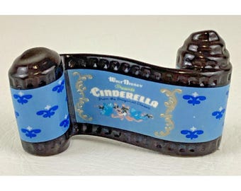 Disney Film Reel Opening Title Porcelain Figurine Cinderella WDCC Vintage 90s