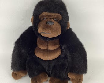 ヴィンテージ 11インチ 1980年代 ゴリラのぬいぐるみ 猿 - Etsy 日本