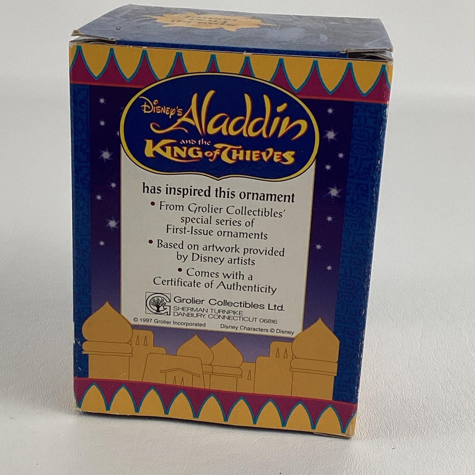 Aladdin Tree Disney Aladdin King of Thieves Christmas Tree Ornament Jasmine Grolier ...