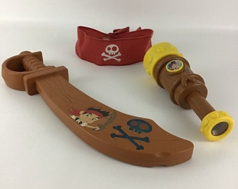 Disney Jake And The Never Land Pirates Sword Spy Glass Bandana Costume Halloween