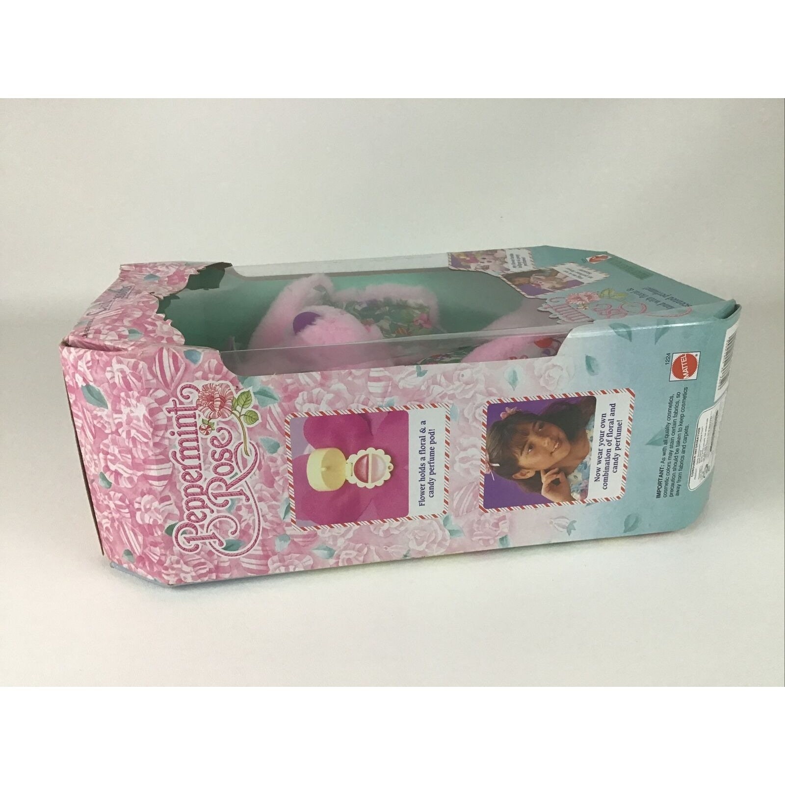 Peppermint Rose Candy Blossoms Lollipop Posy Plush #609 Peppermint Rose Candy Blossoms Lollipop Posy Plush #609