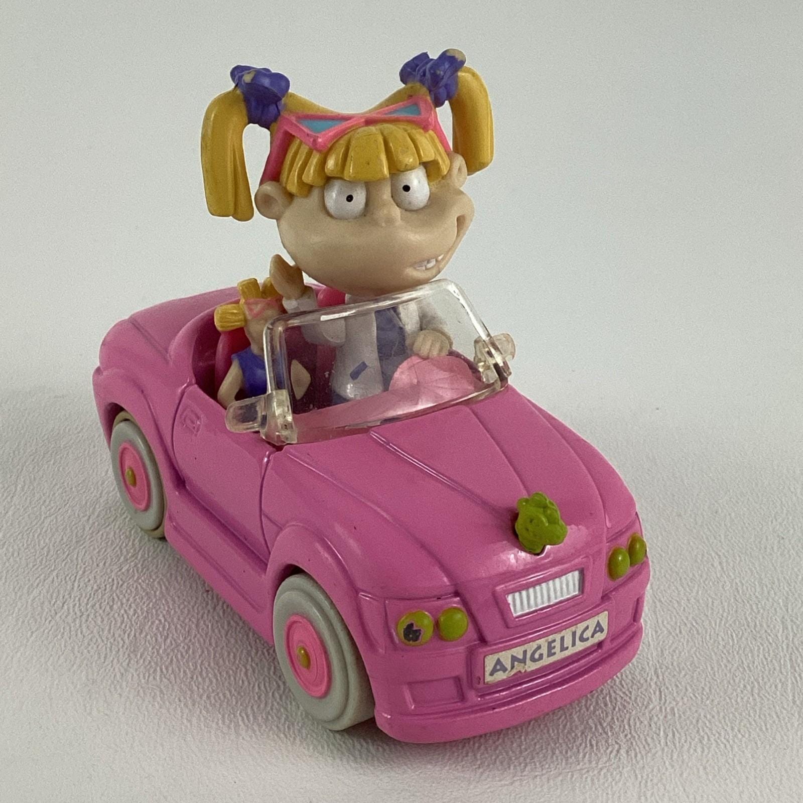 Rugrats Angelica Pickles Diecast Car Pink Convertible Cynthia
