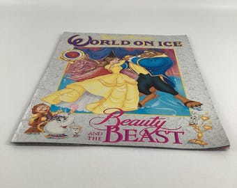ディズニーワールド オンアイス 1993 記念プログラム 美女と野獣