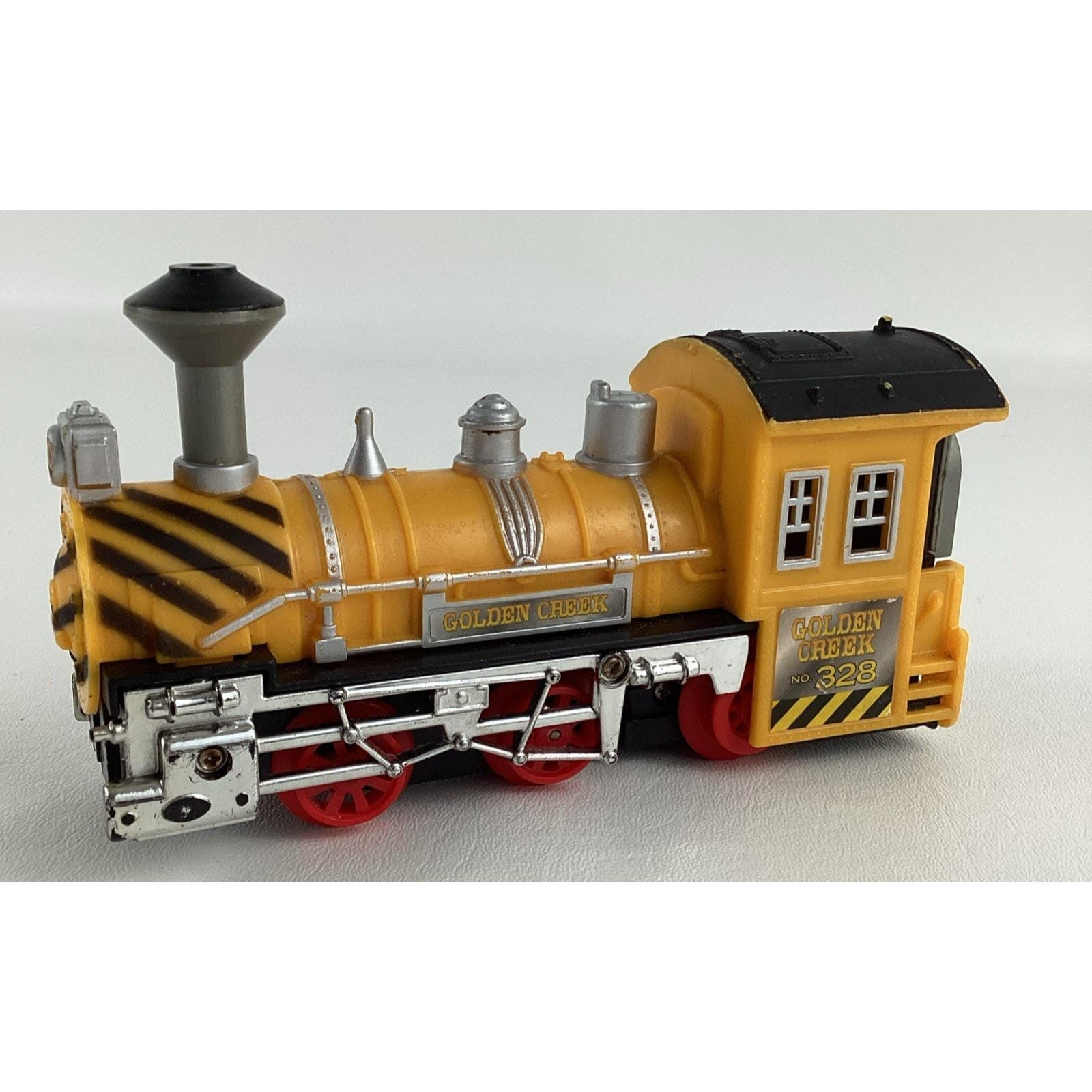 Goldlok Golden Creek No 328 Toy Train Engine Push Along Toy