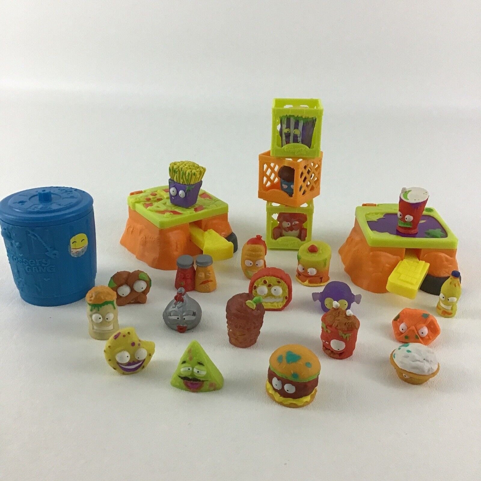 Trash Pack Putrid Pizza Challenge Mini 21 Figures Lot Accessories