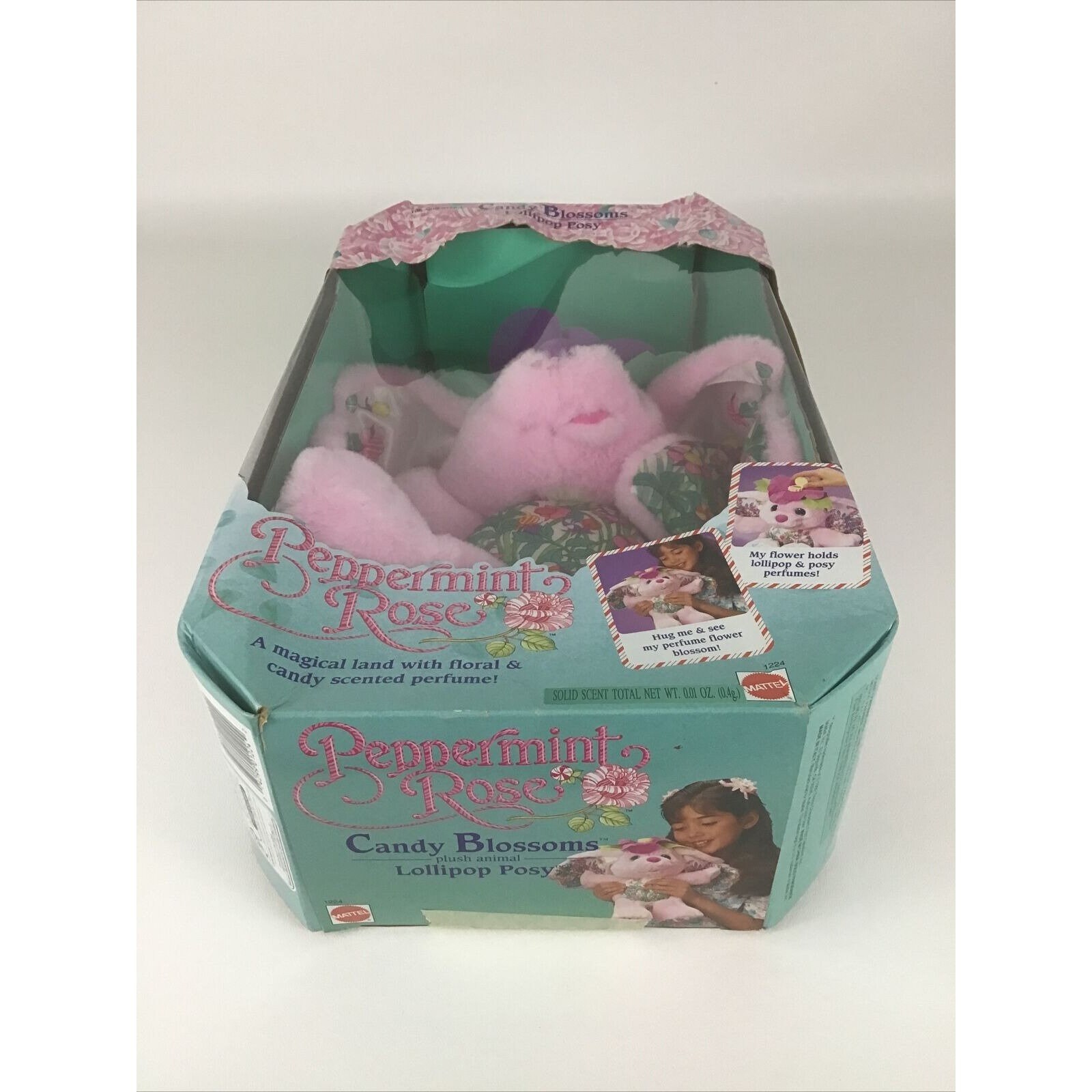 最低価格の Peppermint Rose Candy Blossoms Lollipop Posy Plush #609 その他