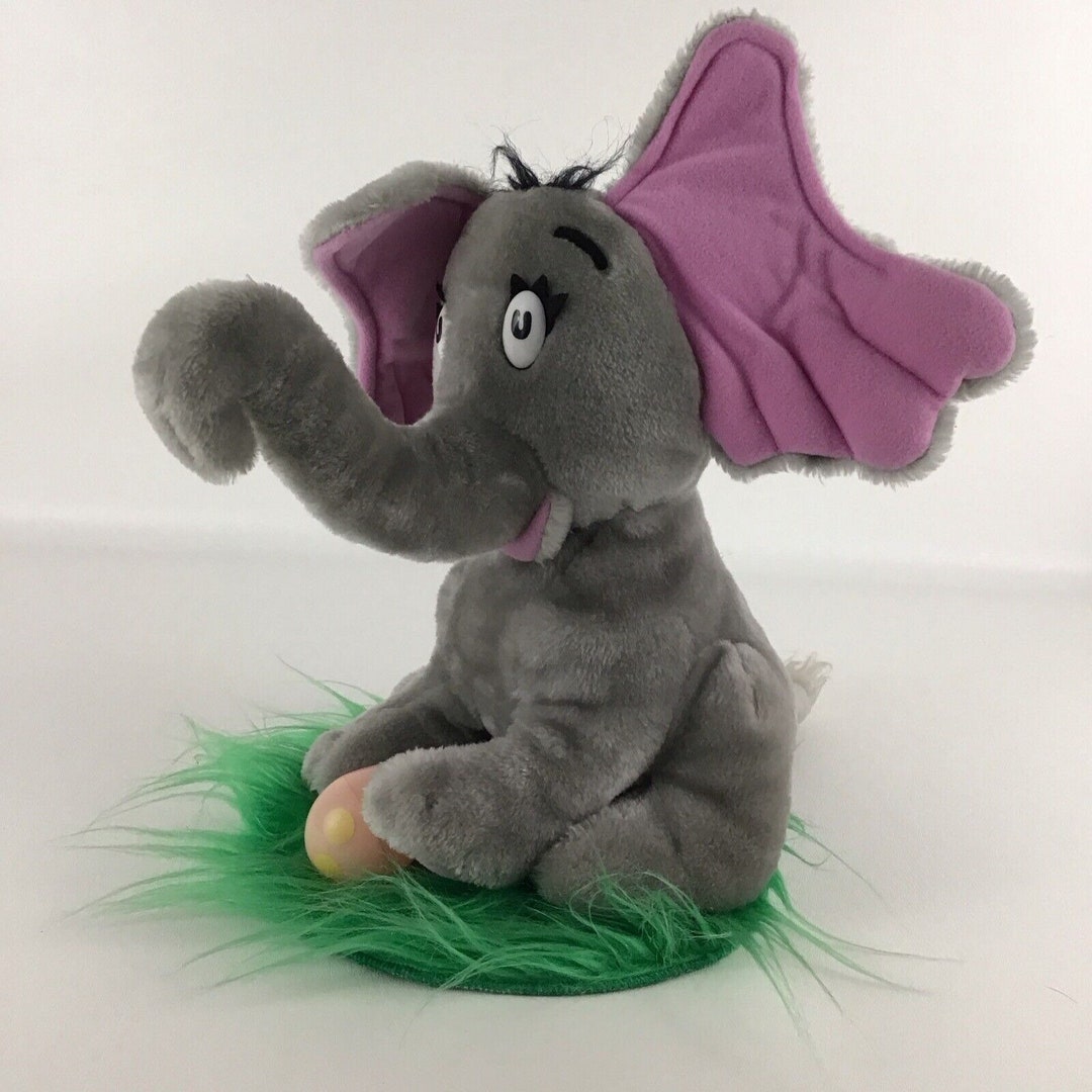 Dr. Seuss Horton Hears A Who Elephant Plush Stuffed Animal - Etsy
