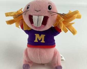 Disney Kim Possible Rufus Plush Stuffed Cheerleader Naked Mole Rat Ron Stoppable