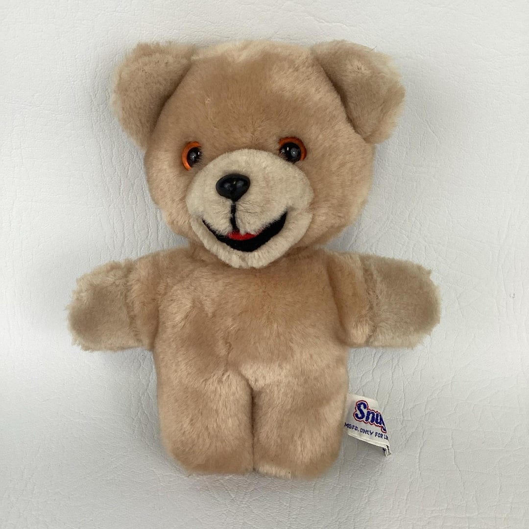 Russ Berrie Snuggle Teddy Bear 6" Plush Stuffed Animal Toy Lever ...
