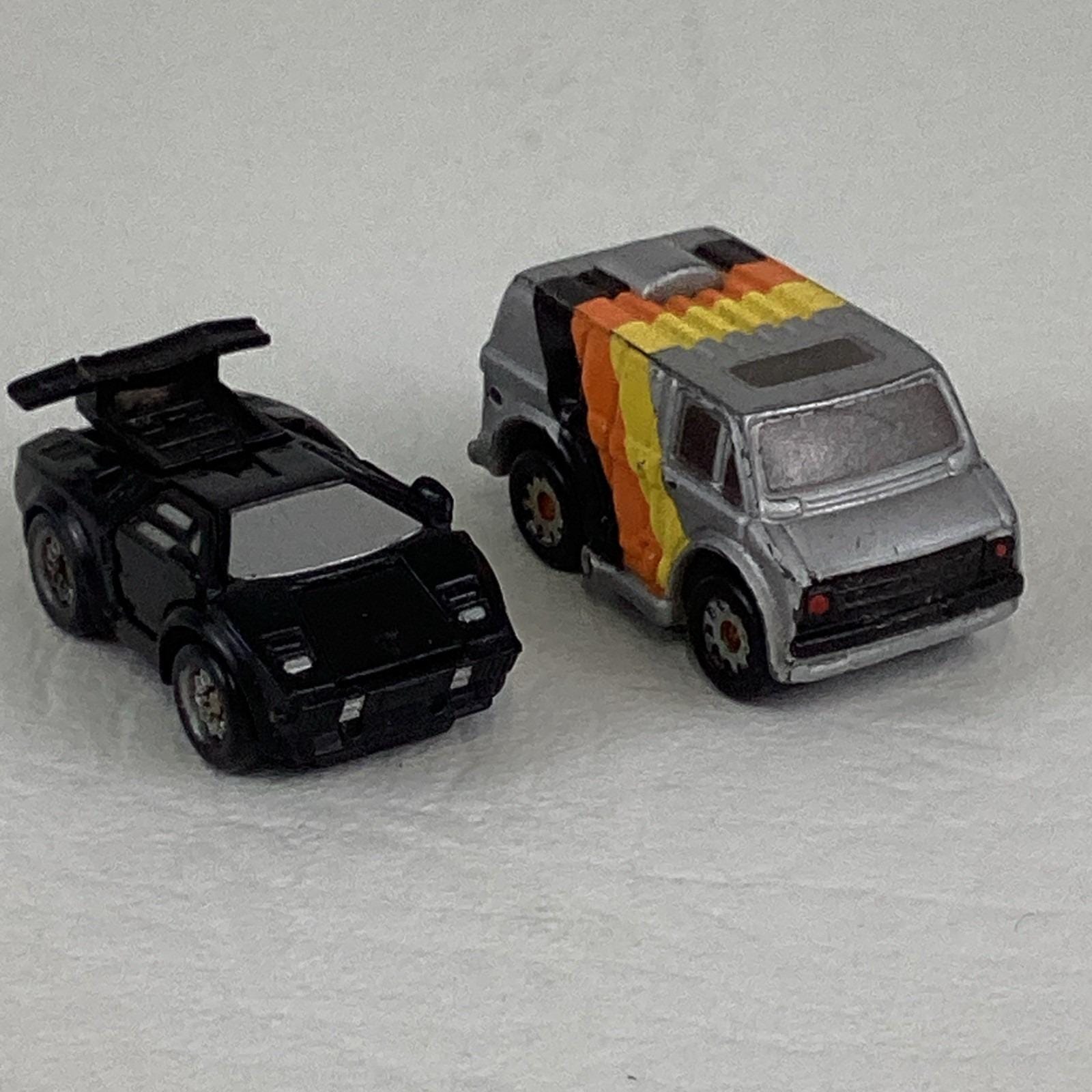 Micro Machines Lamborghini Countach Sports Car Chevy Van Vintage