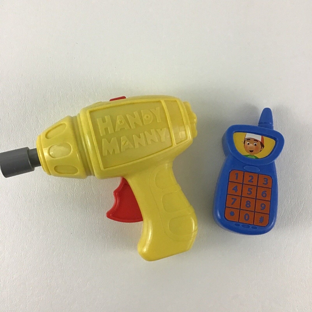 Disney Handy Manny Tools Drill Cell Telephone Pretend Play Toys Mattel