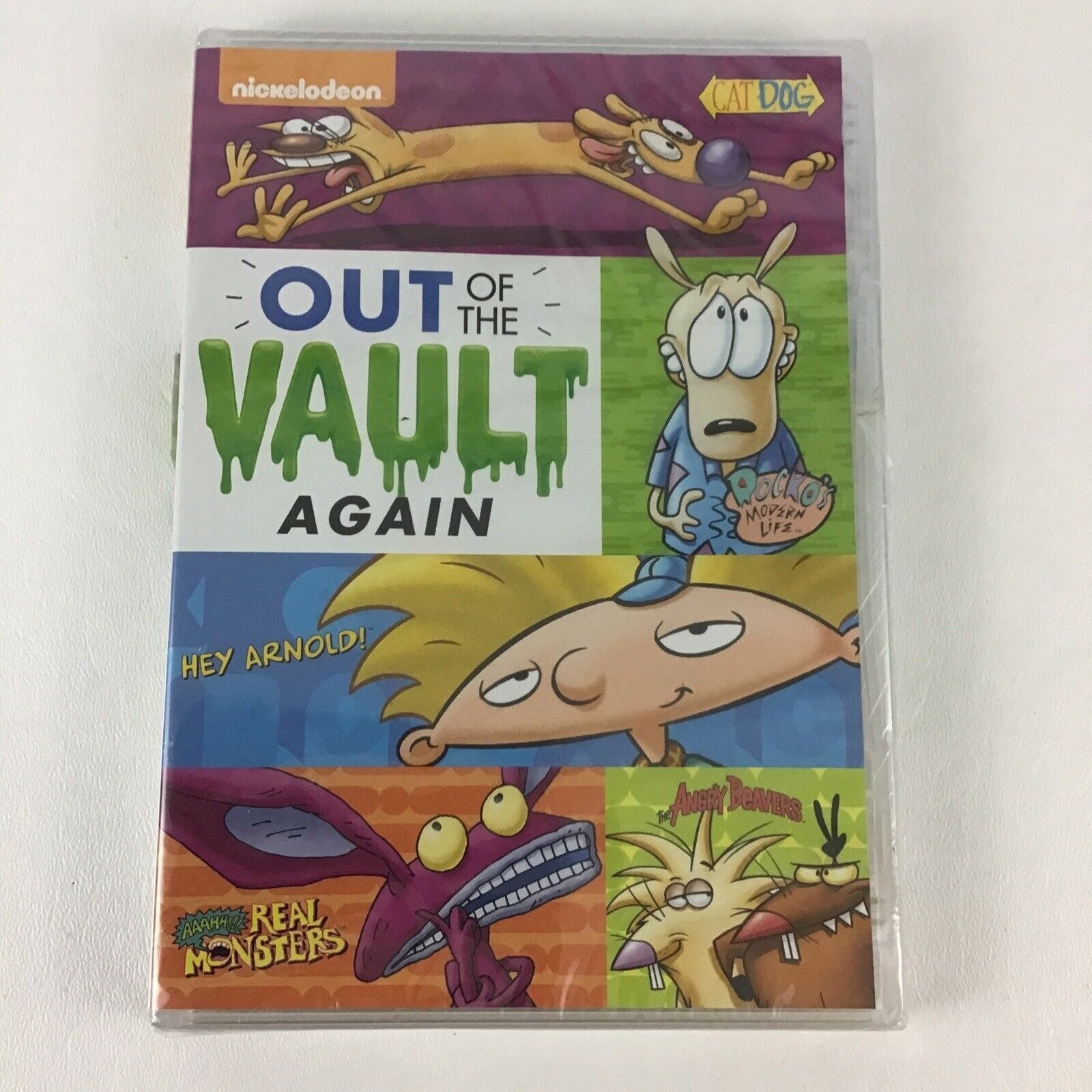 Nickelodeon Out Of The Vault Again DVD CatDog Hey Arnold Angry -   Portugal