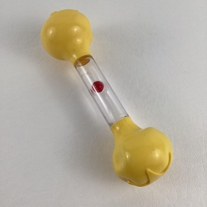 Parents Magazine Johnson & Johnson Baby Toy Squeaker Water Rattle Vintage