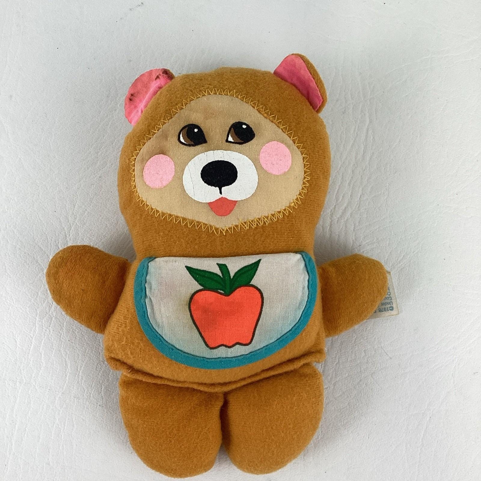 Teddy Bear Apple Toy