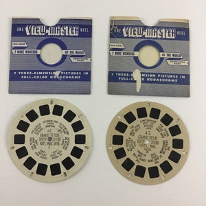 Sawyers View Master Color Kodachrome Reels Grand Teton National Park Vintage