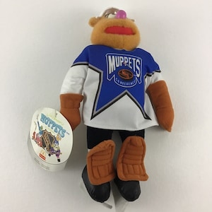 Henson Muppets Fozzie Bear NHL Hockey Plush Stuffed McDonald&#39;s Vintage with TAGS
