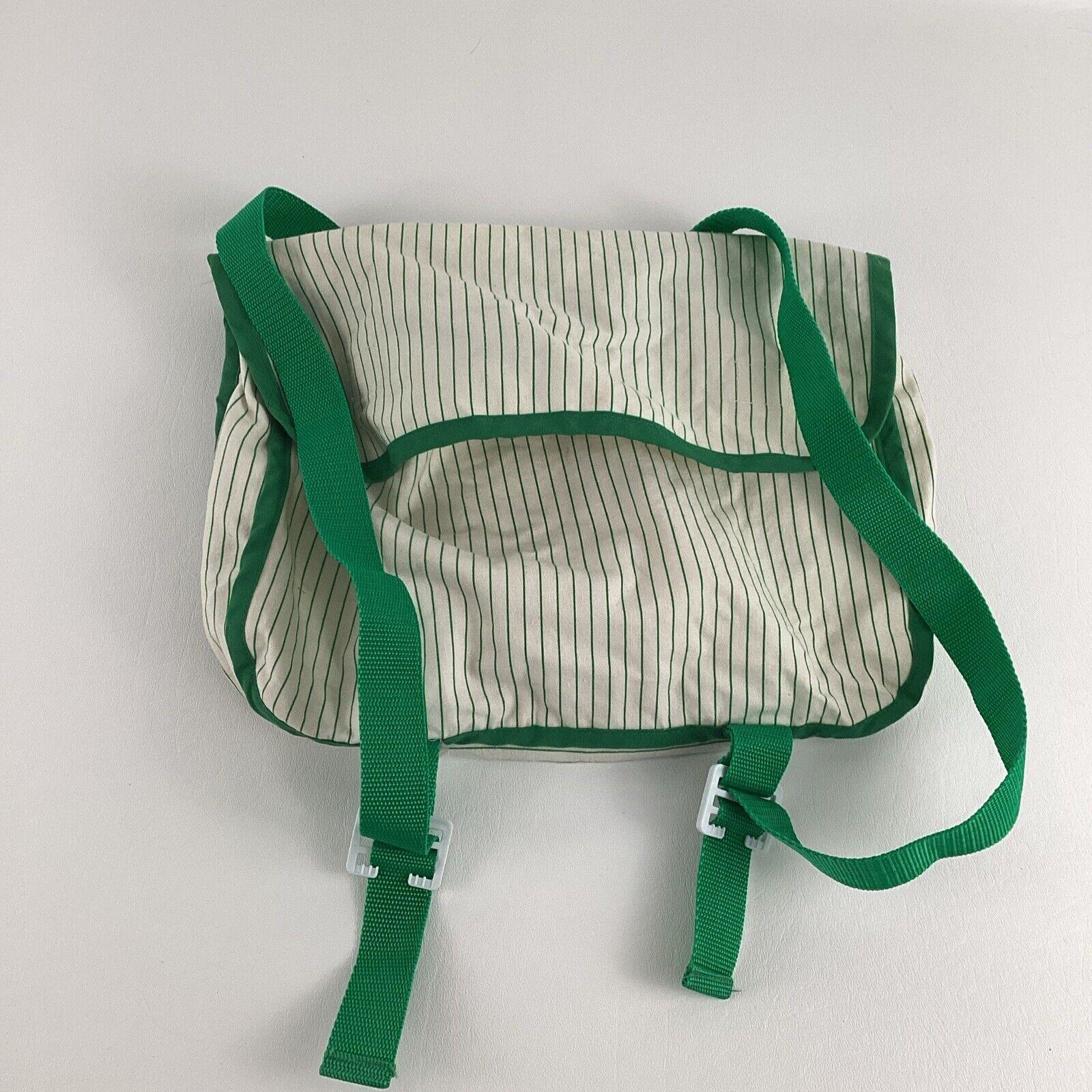 Cabbage Patch Kids Backpack Diaper Bag Doll Carrier Green Stripes ...