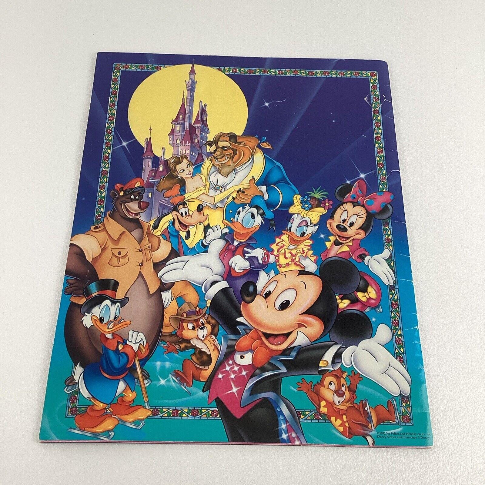 Disney World on Ice 1993 Souvenir Program Beauty and the Beast