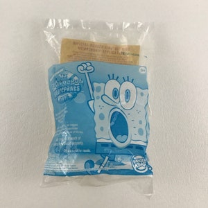 SpongeBob SquarePants Movie Burger King Toy Plankton Figure Vintage 2004 SEALED