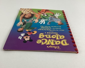 Disney Dance Along Volume 1 Spiral Step by Step Instruction Book