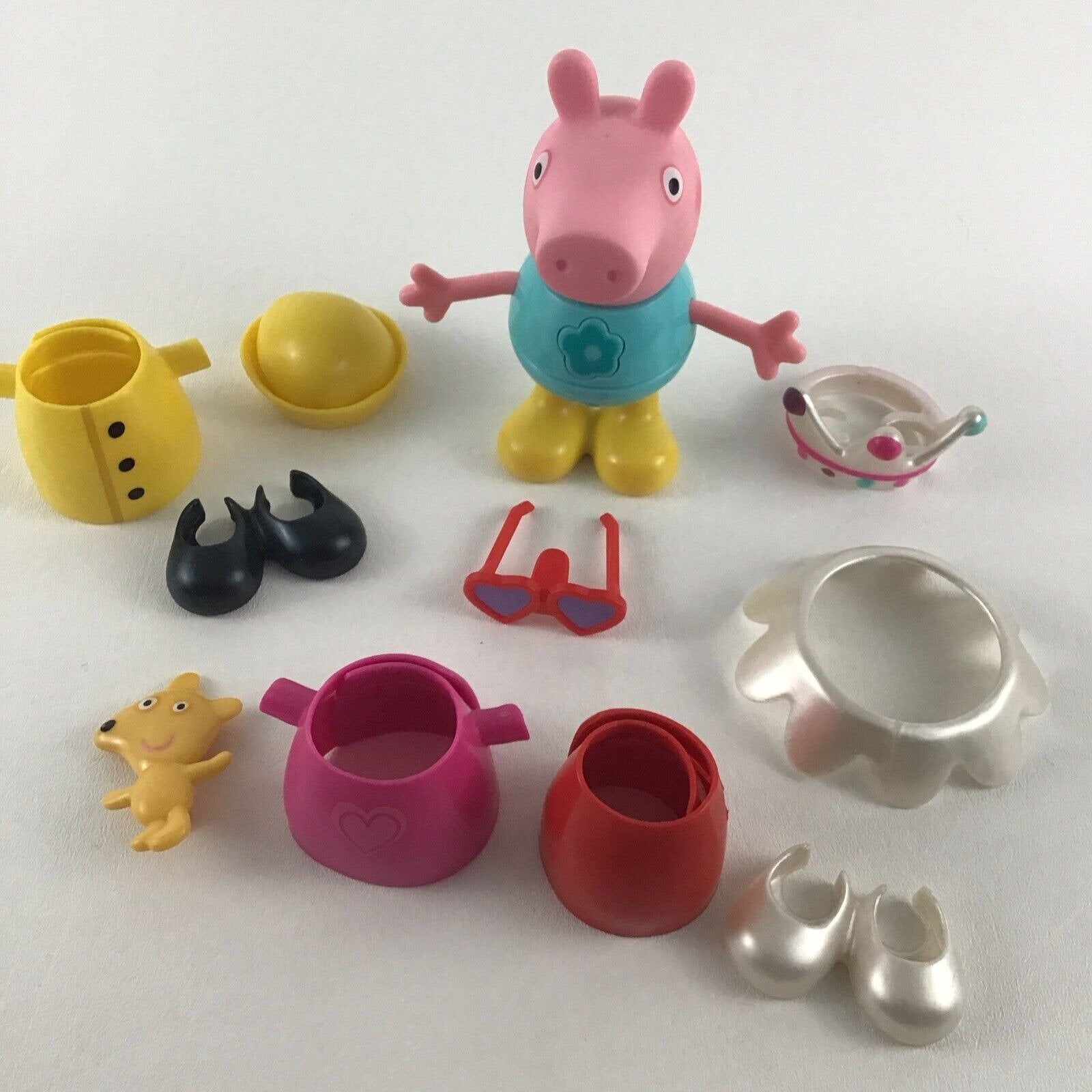 Service à Thé En Porcelaine Peppa Pig - 10 Pièces (Théière, Tasses, Soucoupes) | Jeu De Rôle Pour Enfants à Partir De 3 Ans
