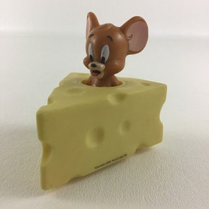 Cartoon Network Tom & Jerry Hardee's Mouse Käse Schiebespielzeug Vintage 2000