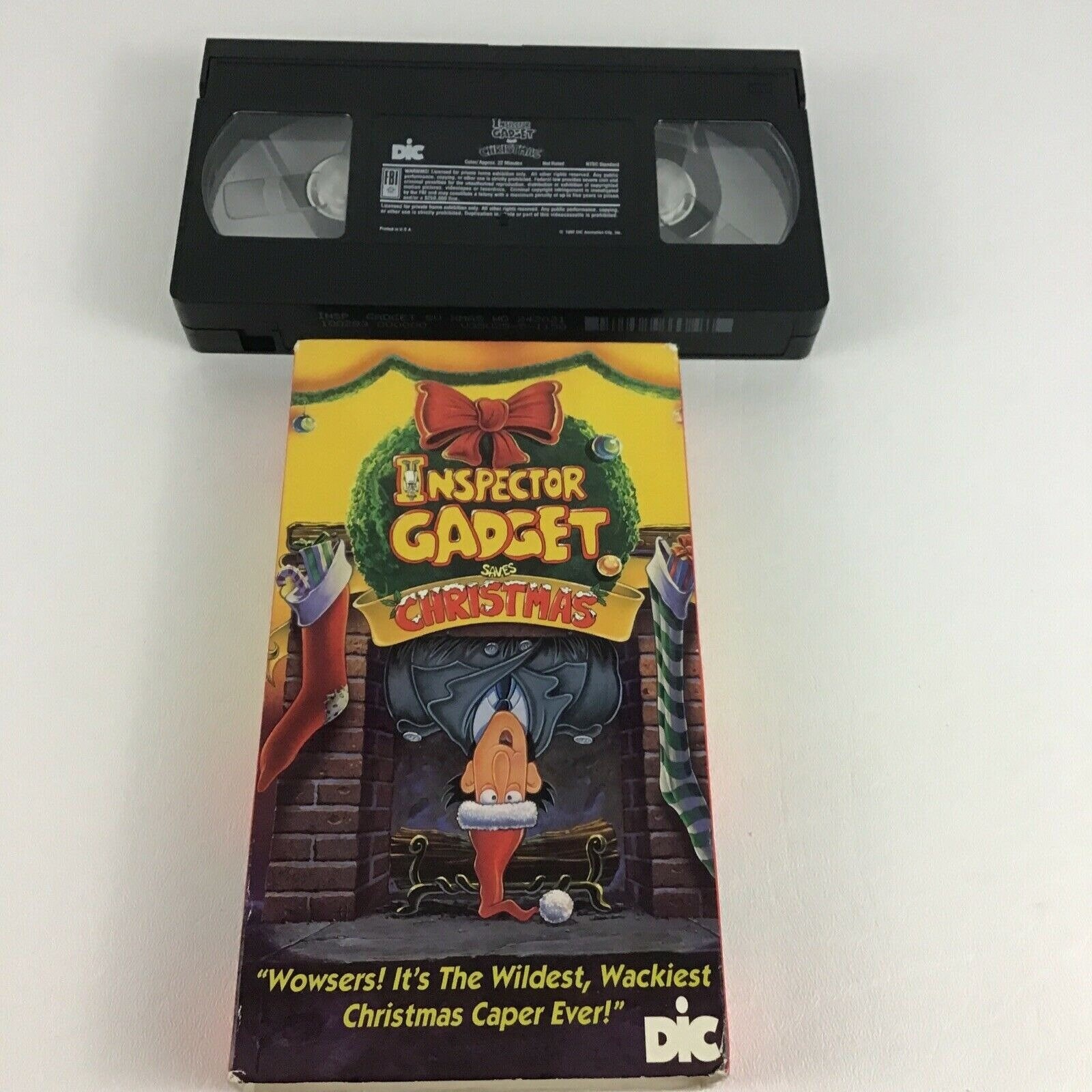 Inspector Gadget Saves Christmas VHS Tape Holiday Show Santa Etsy