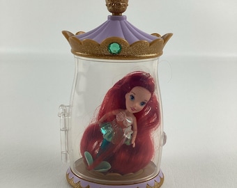 Disney Princess Darlings The Little Mermaid Ariel 4" Doll Figure Display Case