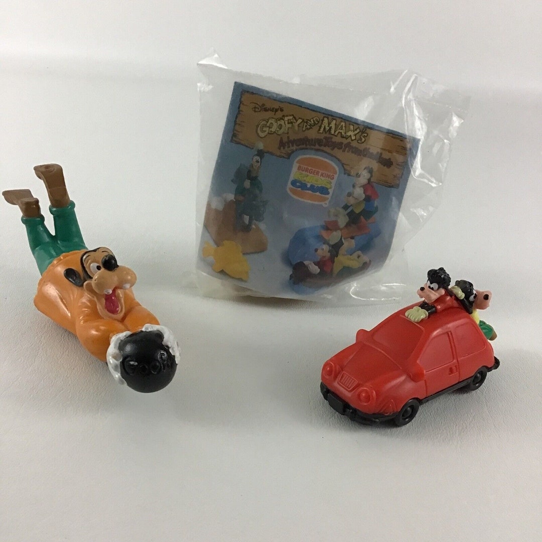Buy Disney Goofy Max Adventure Toys Burger King Wind up Pull Back Vintage  1995 Online in India