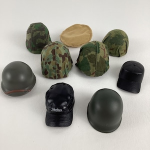 GI Joe 12&quot; Doll Action Figure Helmet Hat Gear Accessory Lot Military Vintage 90s