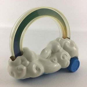 Care Bears Rainbow Cloud Roller Car Push Along Vehicle Vintage Kenner 1984 Toy