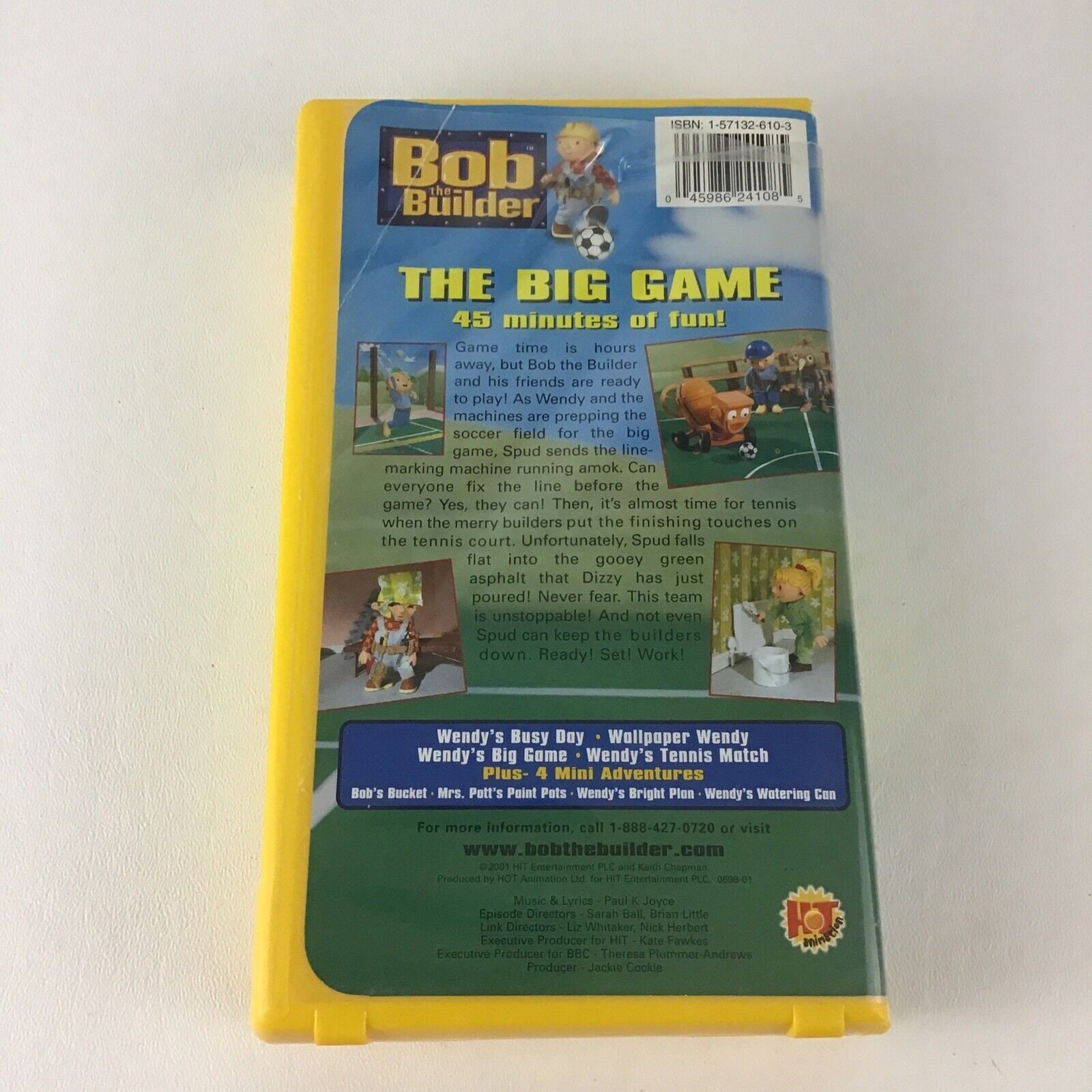 Bob the Builder the Big Game VHS Tape Mini Adventures Cartoon - Etsy