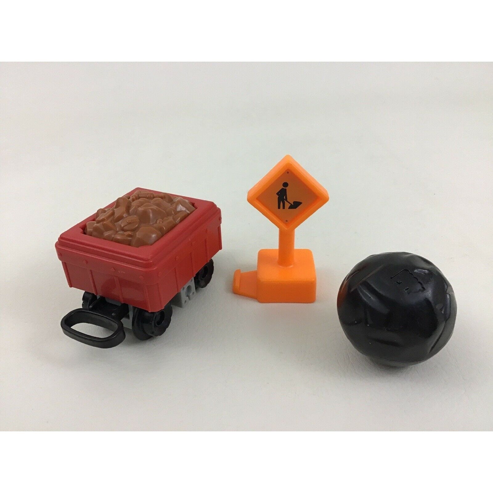 Fisher-Price GeoTrax Black Rock Boulder Ball w/ Train Mark Replacement Toy  Part