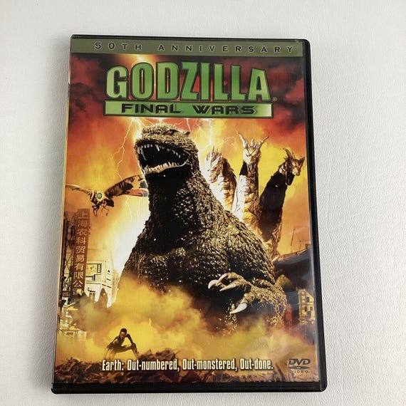 Godzilla Final Wars DVD 50th Anniversary Edition TOHO Kaiju