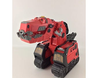 Huge Dinotrux Mega Chompin Ty Rux Talking Lights Dinosaur T-Rex 24