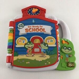 Leap Frog Get Ready For School Learning Electronic Interactive Book Letters ABC