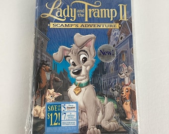 Walt Disney Masterpiece VHS Tape Lady & the Tramp II Scamp's
