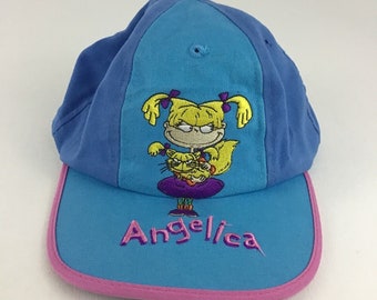 Rugrats Angelica Adjustable Youth Ball Cap Hat Biggest Bestest Kid Vintage 1997
