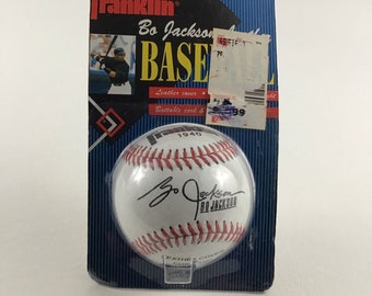 Franklin Bo Jackson Leather Baseball Cork Rubber Core Vintage Official Size New