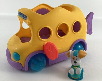 Nick Jr Fisher Price Bubble Guppies School Bus Toy Bubble Guppies